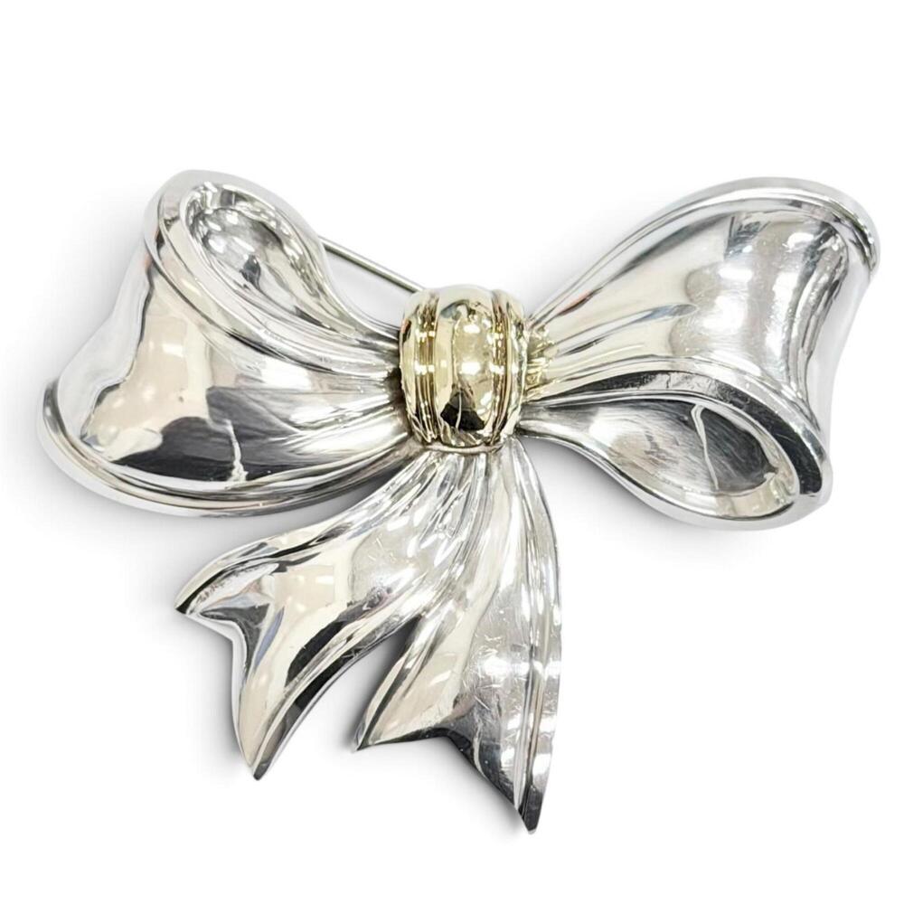 TIFFANY & CO. Vintage 18k Silver Brooch